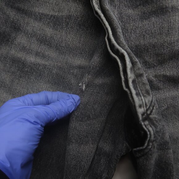 R13 Cross Over Jeans in Leyton Black Size 25 - Picture 8 of 16